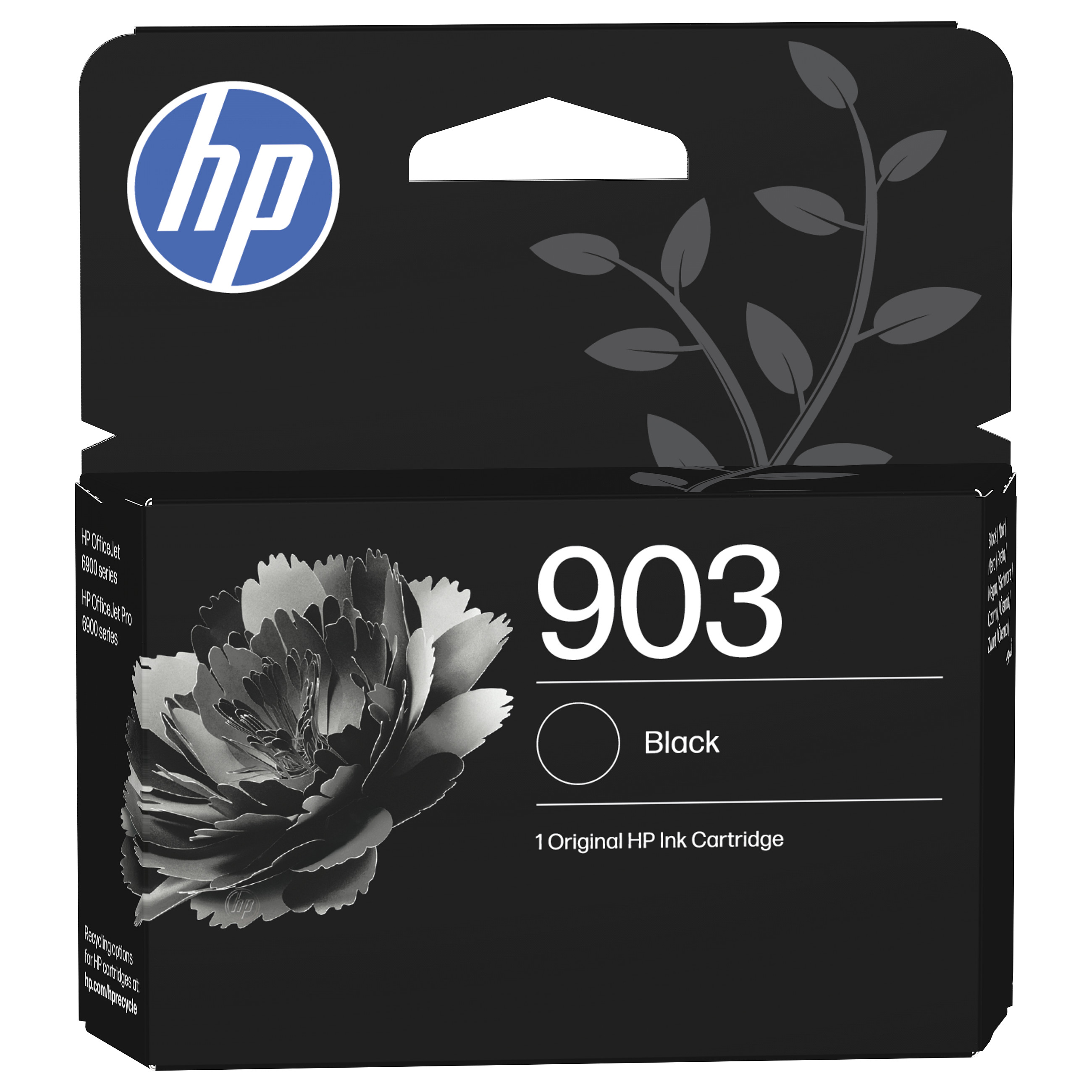 HP 903 Black Original Ink Cartridge Schwarz 8ml 300Seiten Tinte