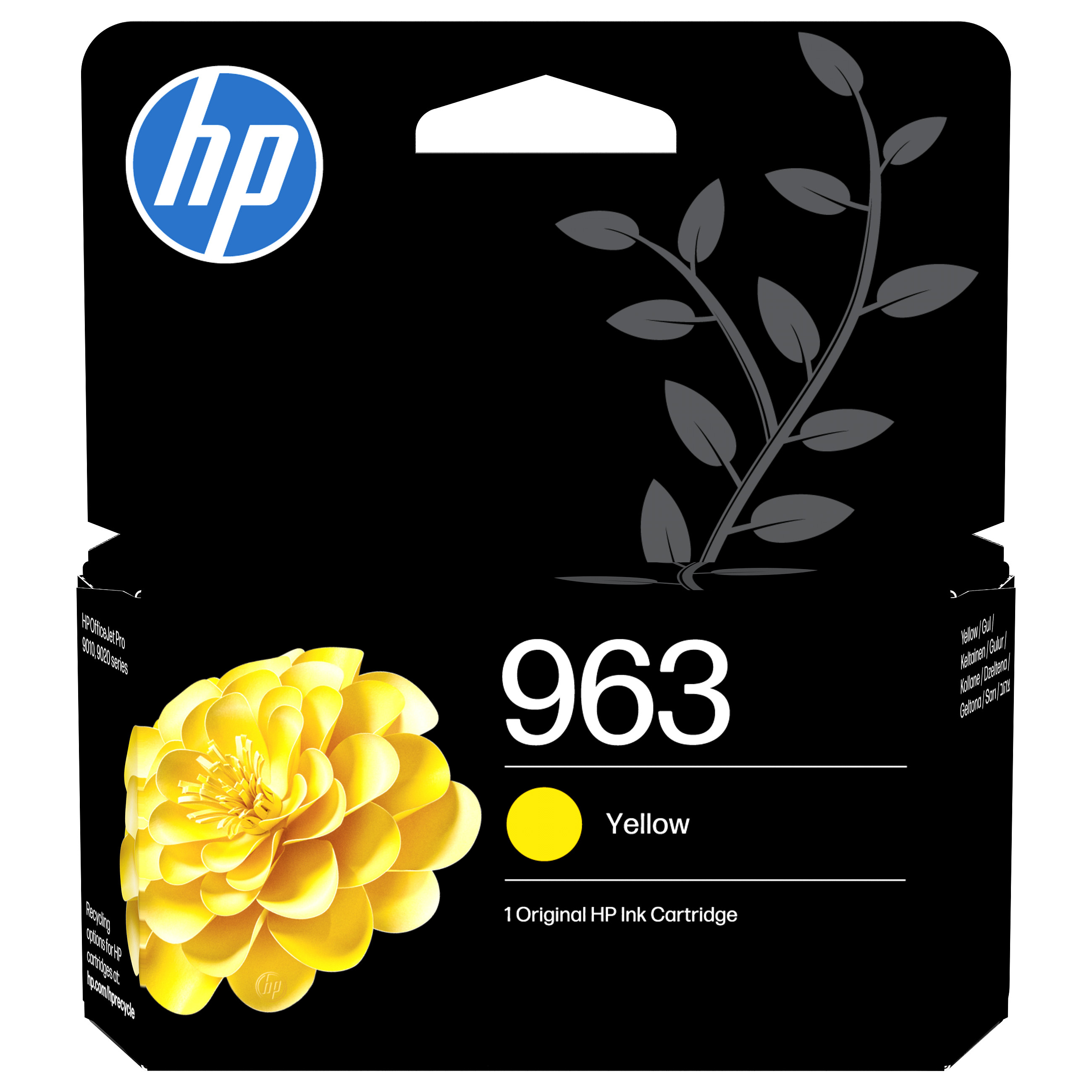 HP 963 Yellow Original Ink Cartridge Gelb 10,7ml 700Seiten Tinte