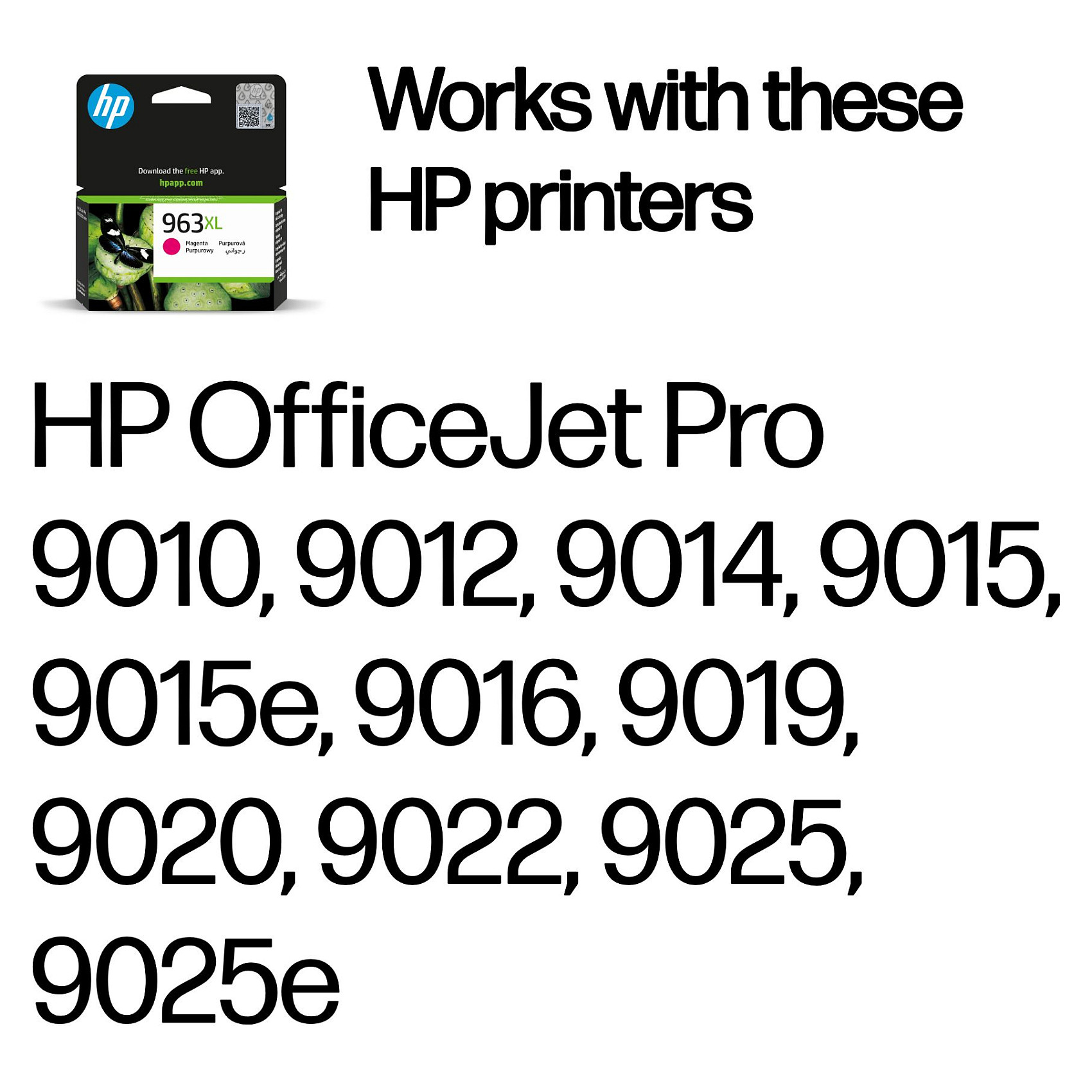 HP 963XL High Yield Magenta Original ink cartridge