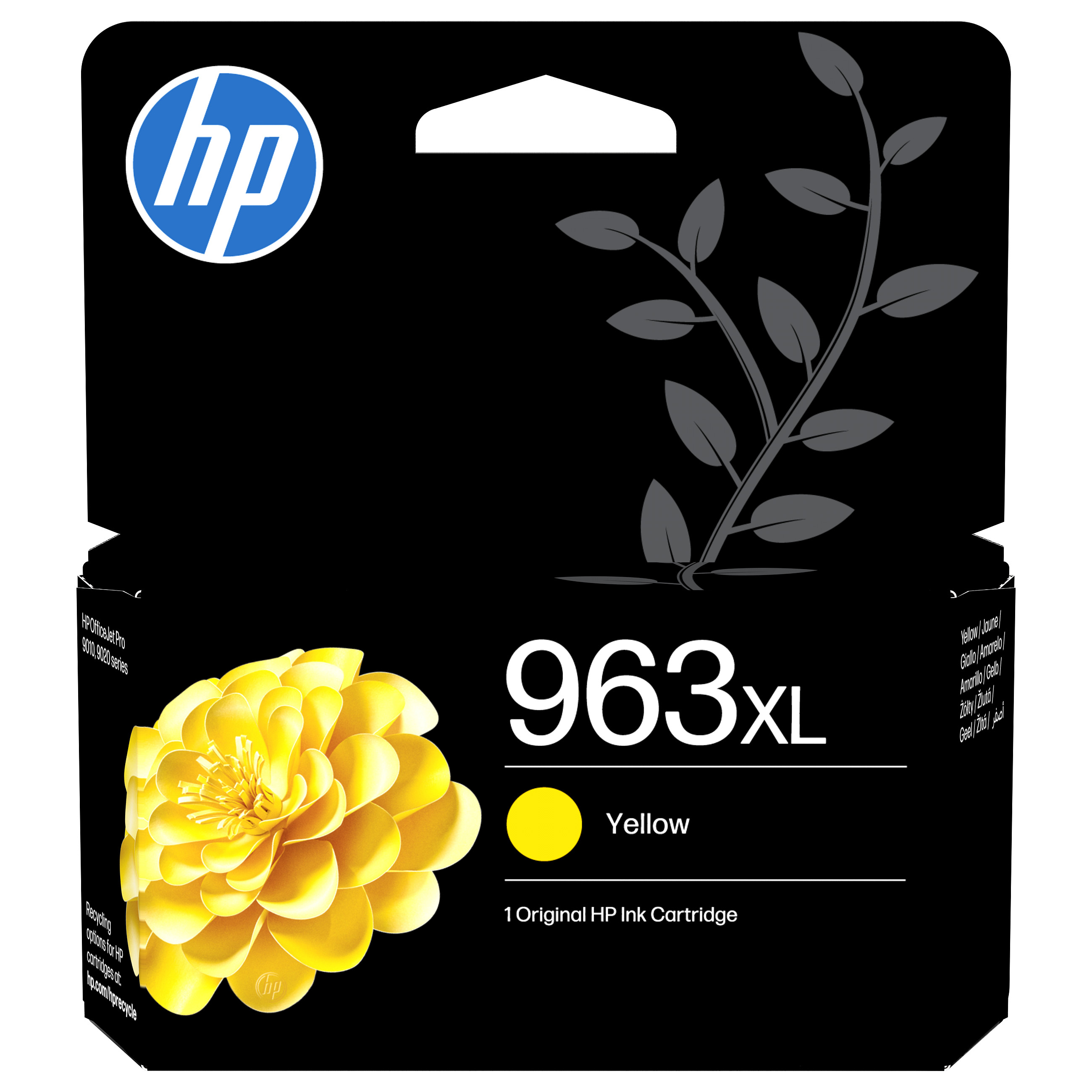 HP 963XL High Yield Yellow Original ink cartridge Tinte