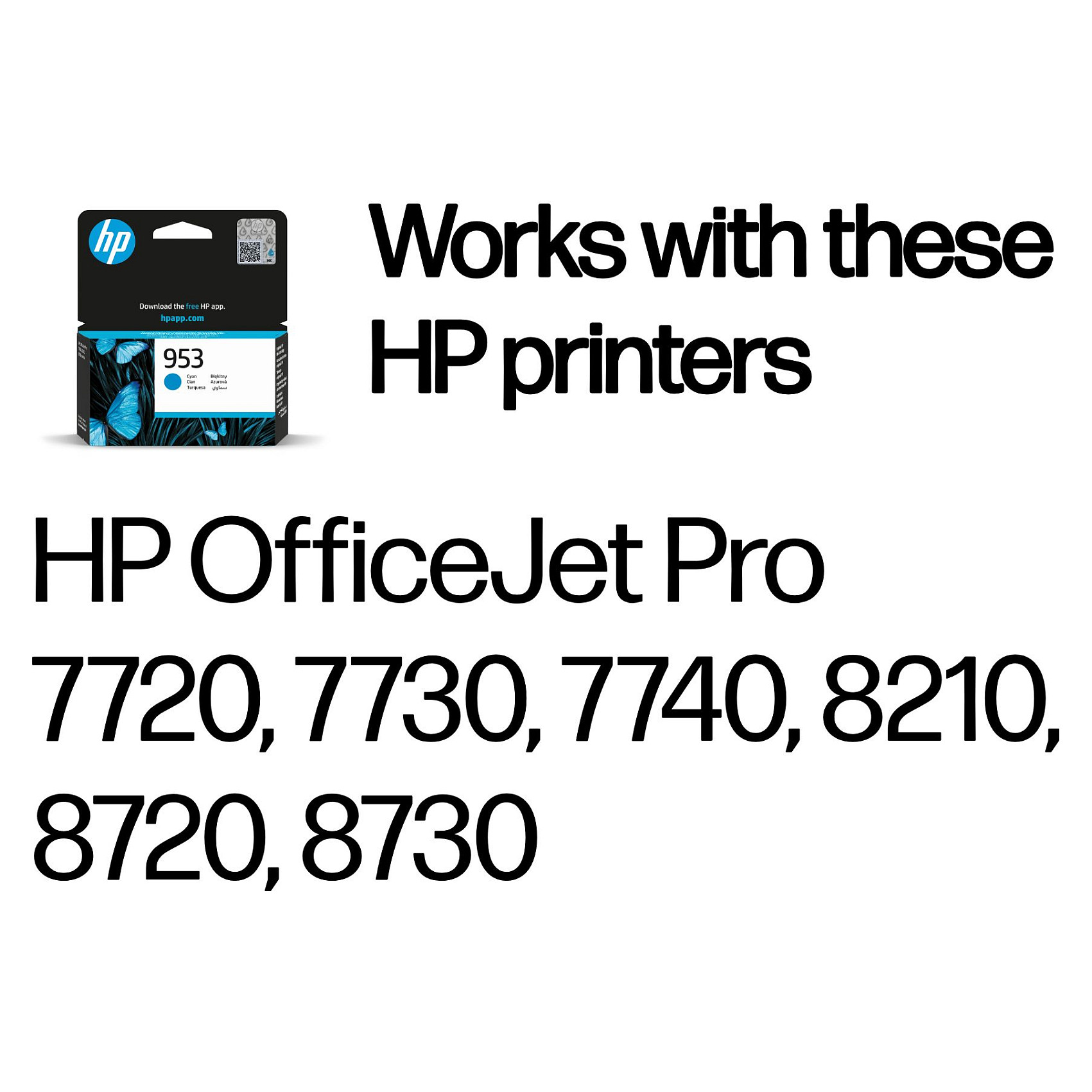 HP 953 Cyan Original Ink Cartridge Cyan 9ml 630Seiten