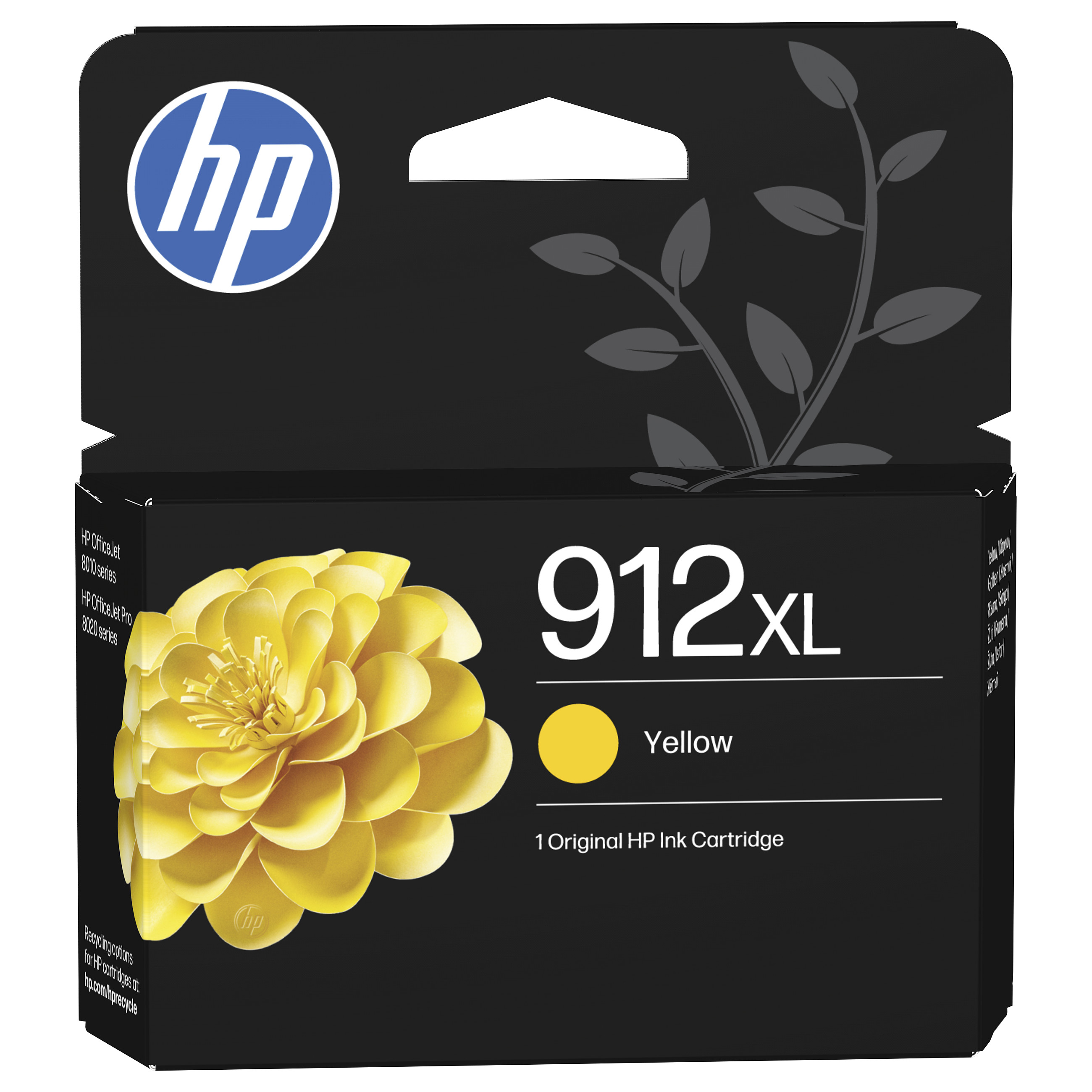 HP 912XL High Yield Yellow Original Ink Cartridge Gelb 8,5ml 700Seiten Tinte