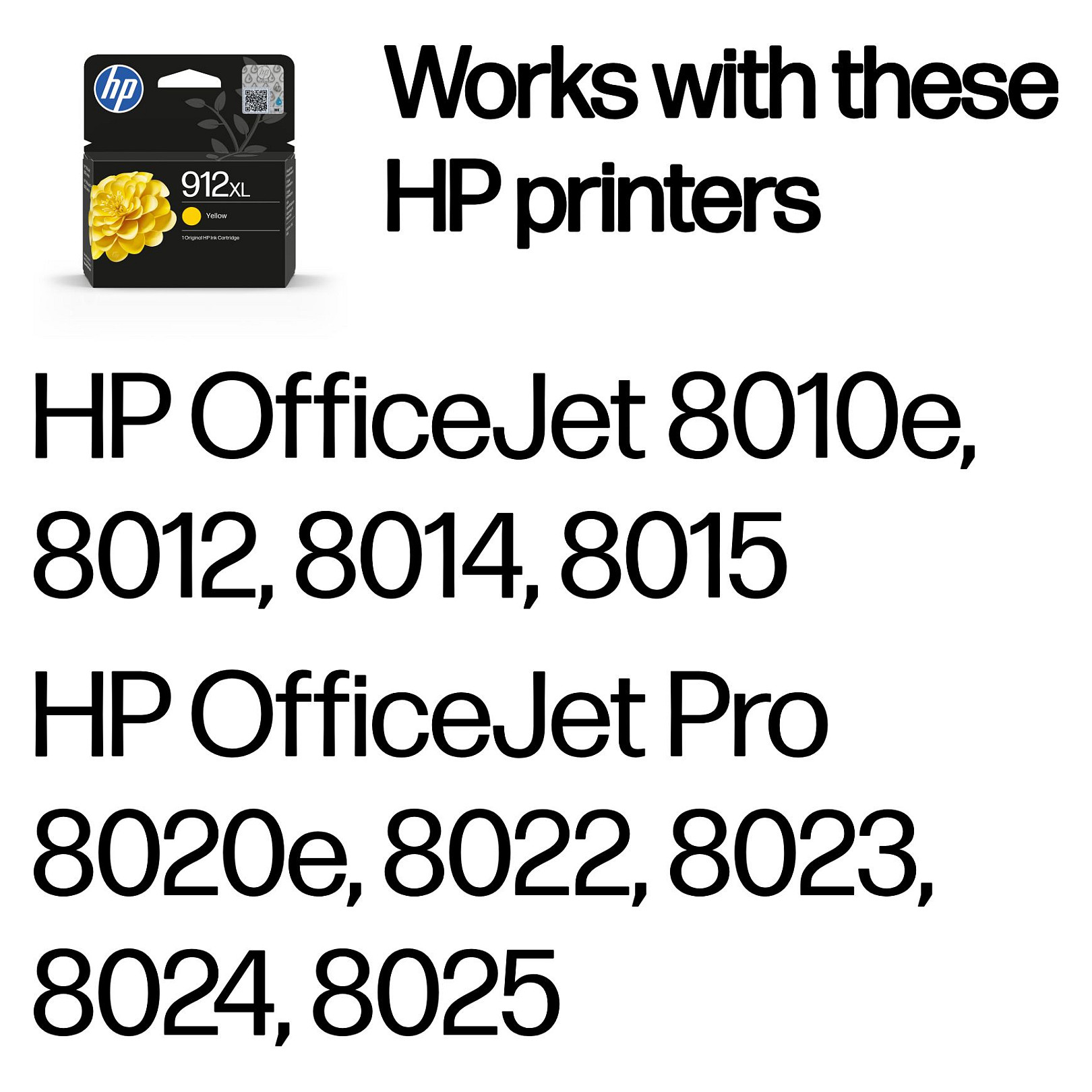 HP 912XL High Yield Yellow Original Ink Cartridge Gelb 8,5ml 700Seiten