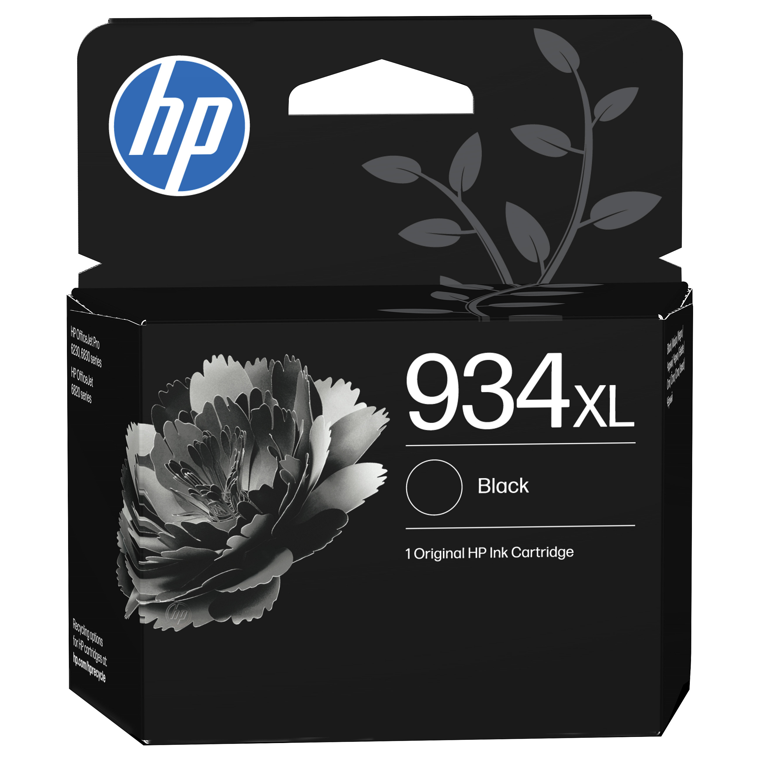 HP 934XL High Yield Black Original Ink Cartridge Schwarz 25,5ml 1000Seiten