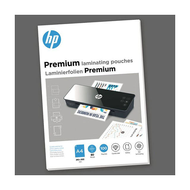 HP 9123 laminator pouch Zubehör Drucker