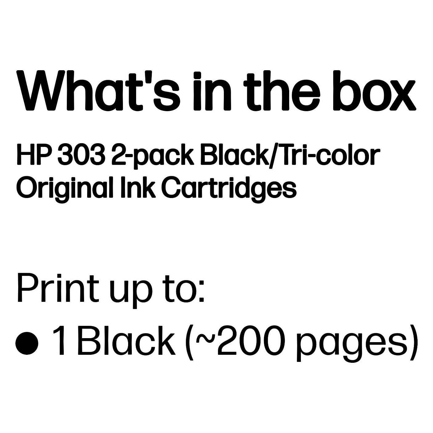 HP 303 2-pack Black/Tri-color Original Ink Cartridges Schwarz, Cyan, Magenta, Gelb 4ml 200Seiten 165Seiten