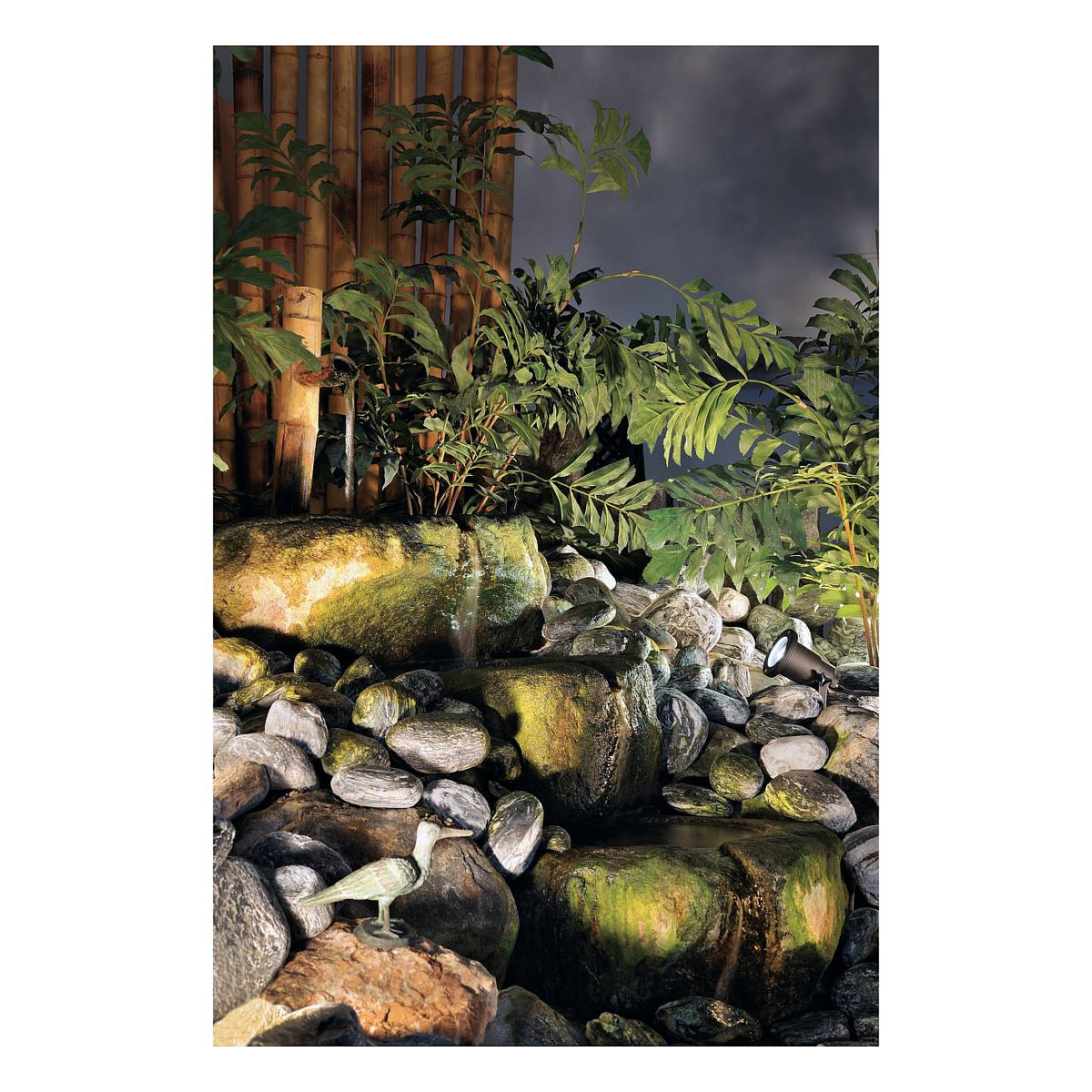 SLV NAUTILUS SPIKE Gartenstrahler 227410 GU10 IP65 m.Erdspi + 1,5m Zultg schwarz
