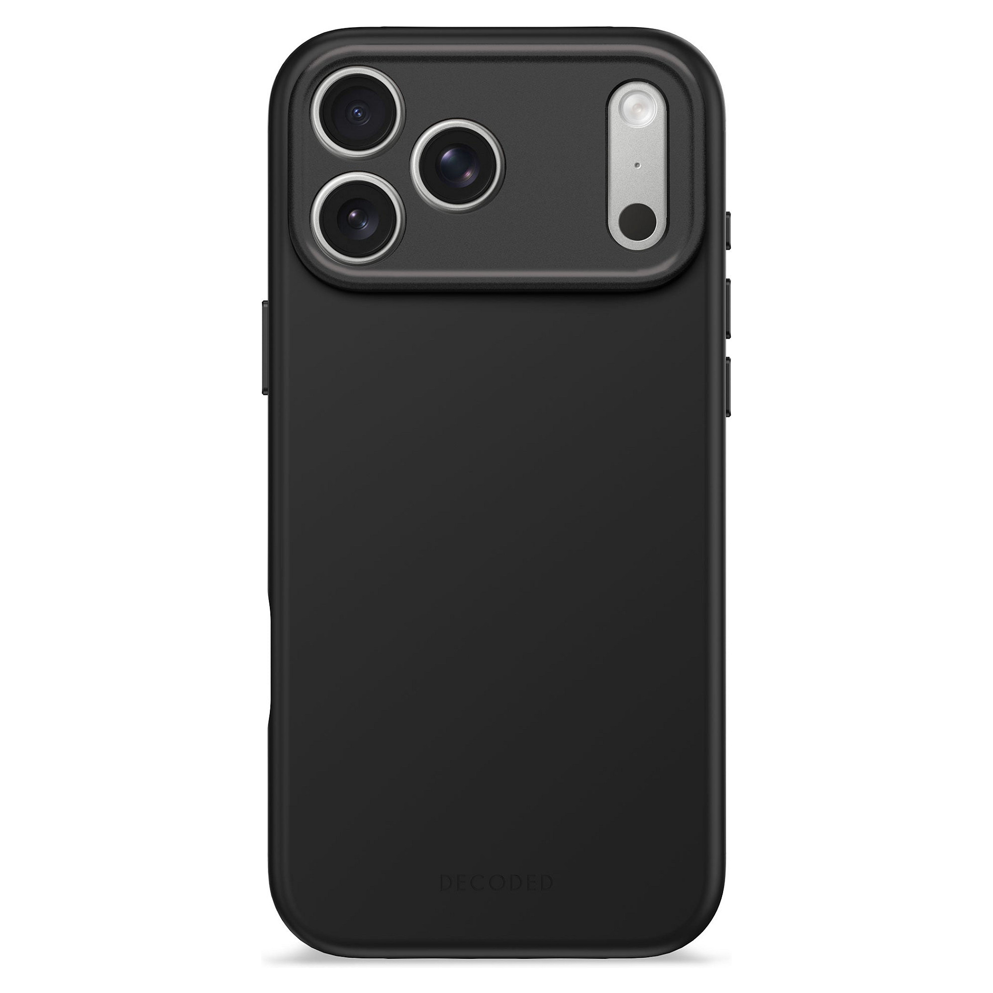 Decoded Silicone Backcover Apple iPhone 17 Pro Max Phantom Black mobile phone case Blickschutzfilter