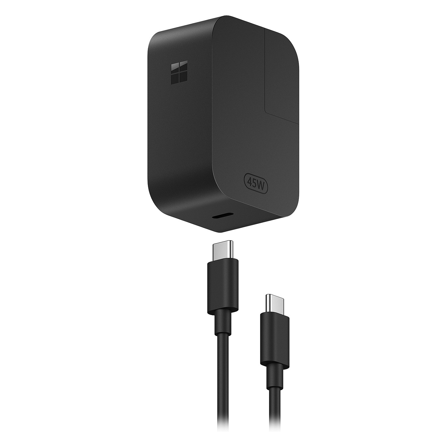 MS Srfc 45W USB-C Charger CM Black EMEA