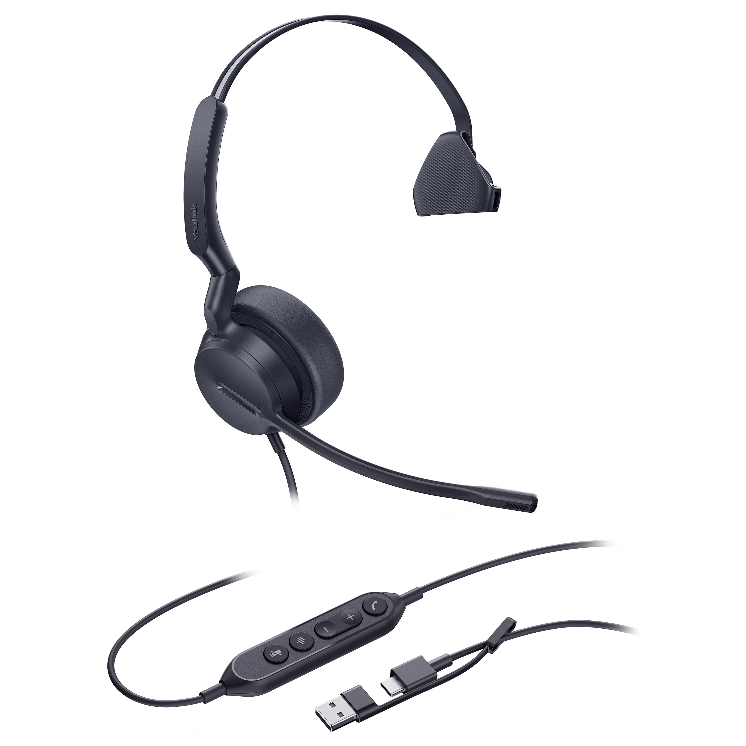 Yealink UH44 Mono USB-C/A Headset