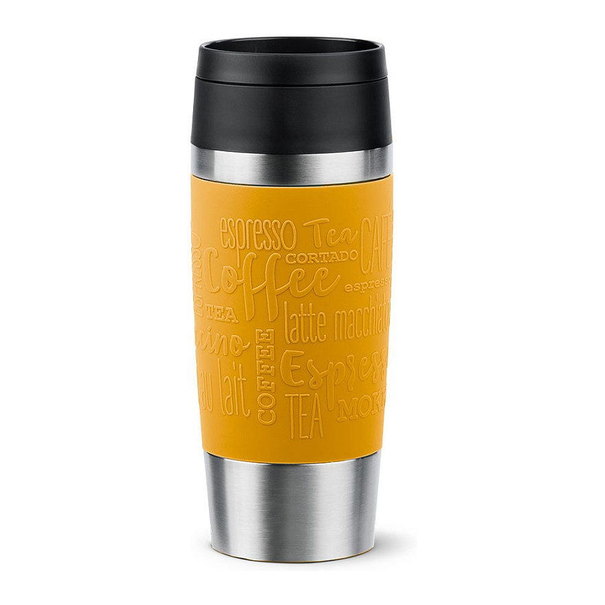 TRAVEL MUG Classic Thermobecher (gelb/edelstahl, 0,36 Liter) Haushaltskleingeräte