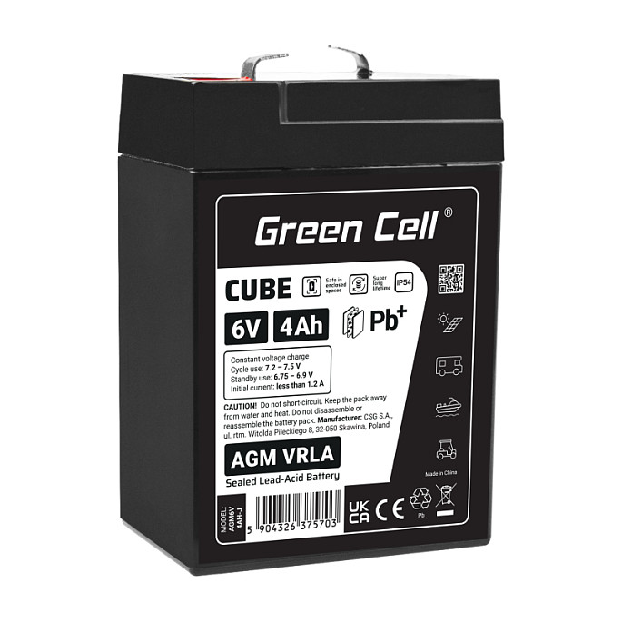 Green Cell AGM6V4AH-J UPS battery