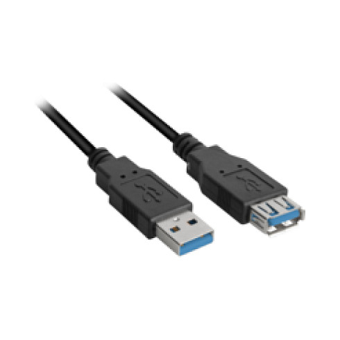 Sharkoon 3m, 2xUSB3.0-A USB cable
