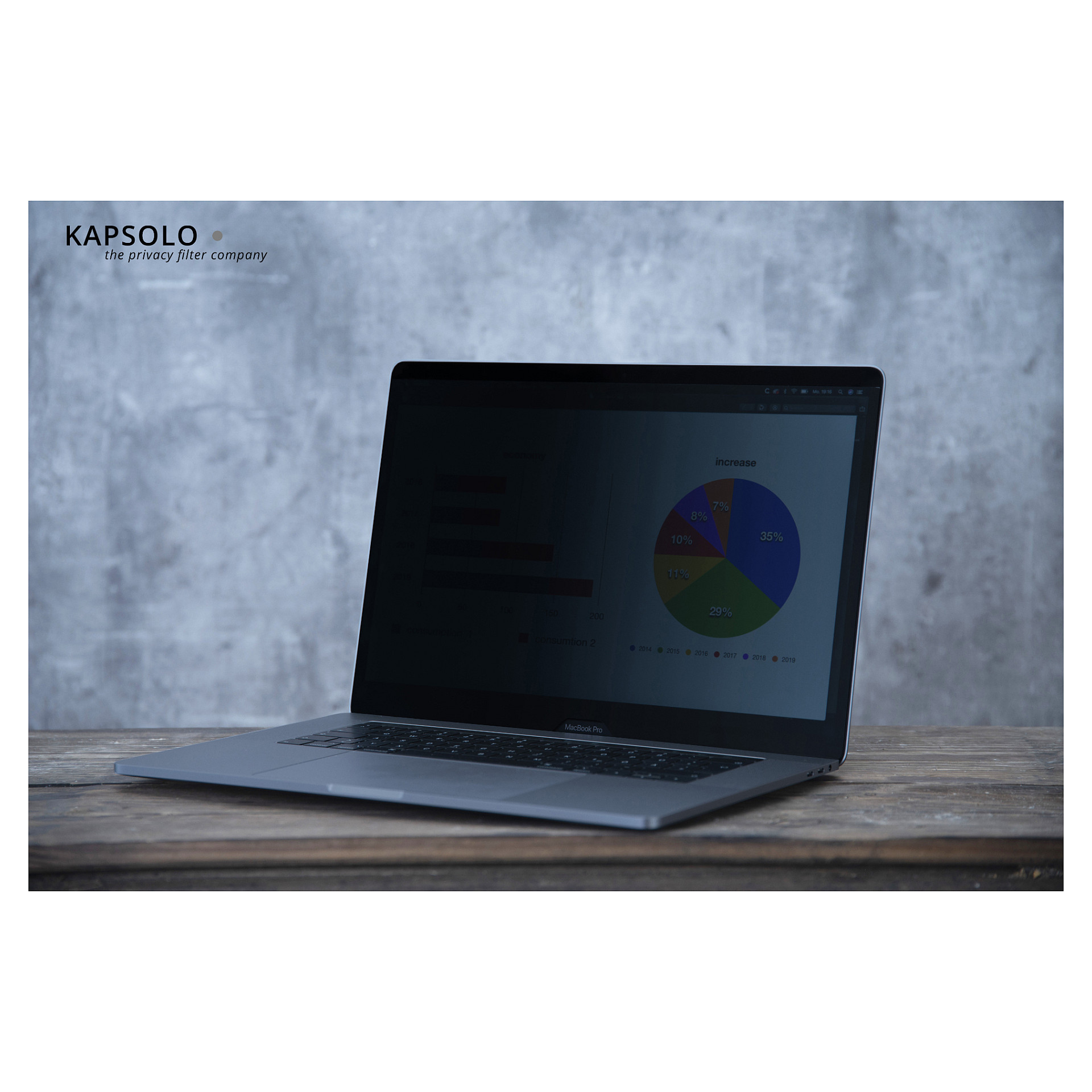 KAPSOLO 2-Way Plug In Privacy 35,56cm (14,0