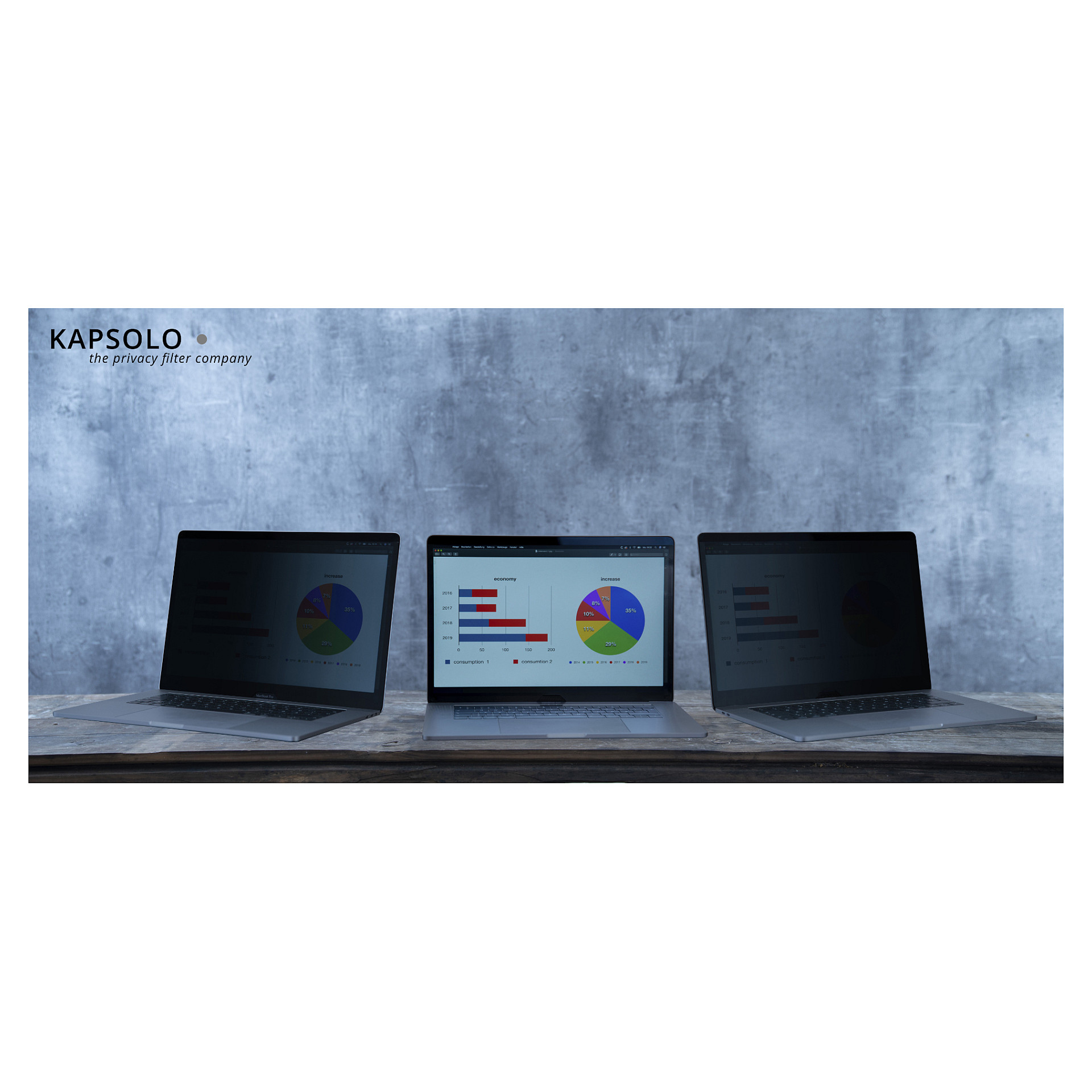KAPSOLO 2-Way Plug In Privacy 39,62cm (15,6