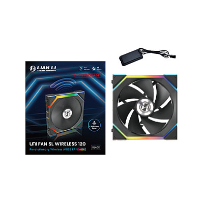 120mm Lian Li UNI FAN SL Wireless 120 ARGB Reverse Blade Gehäuselüfter