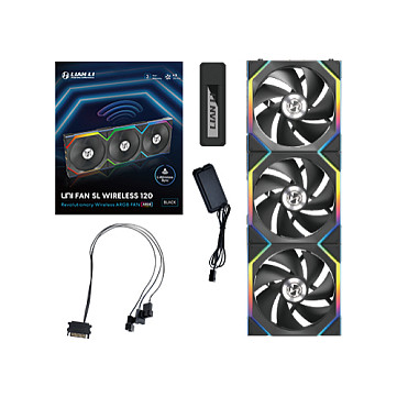 120mm Lian Li UNI FAN SL Wireless 120 ARGB 3-pack Gehäuselüfter