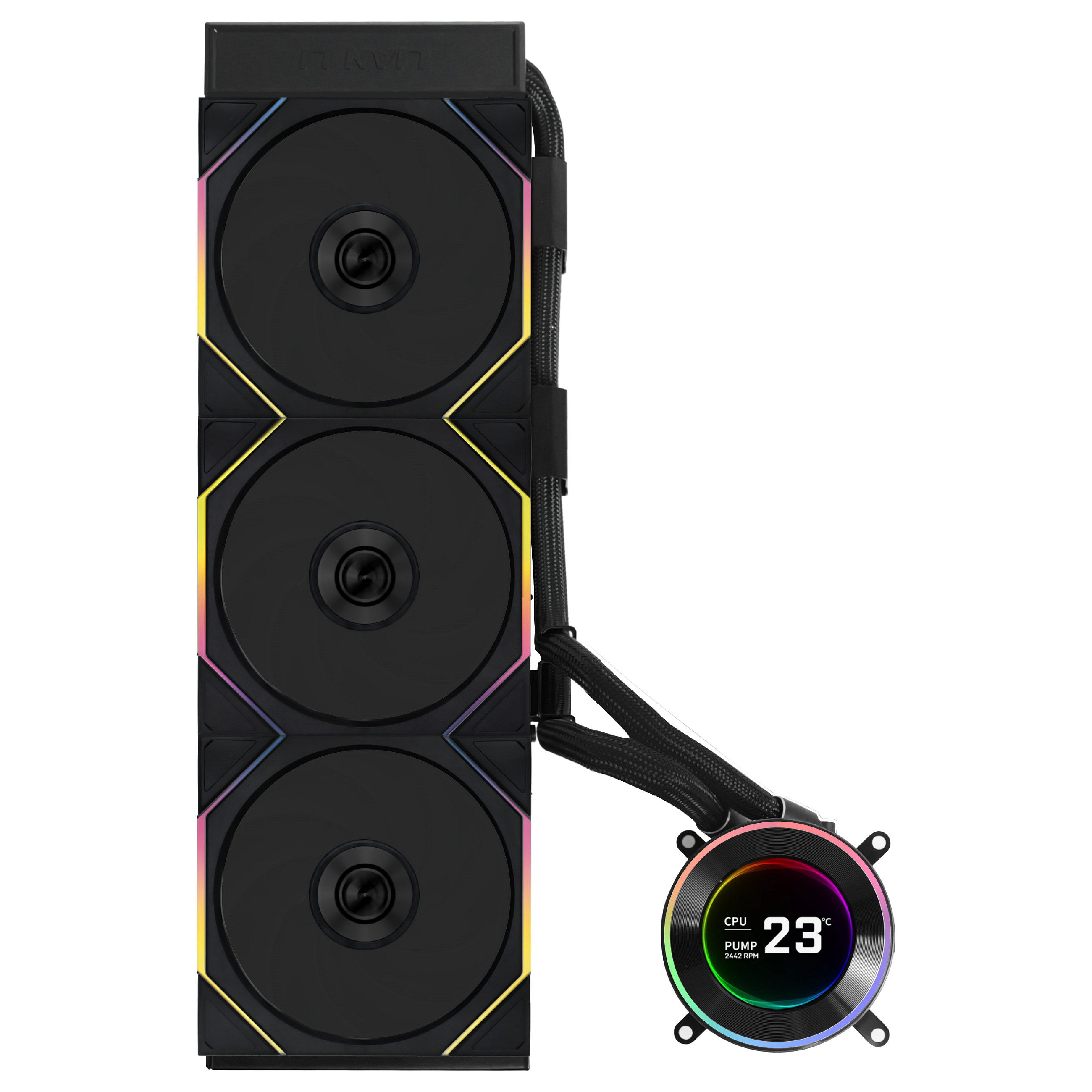K Lian Li HYDROSHIFT II LCD-C 360TL | AiO-Wasserkühlung