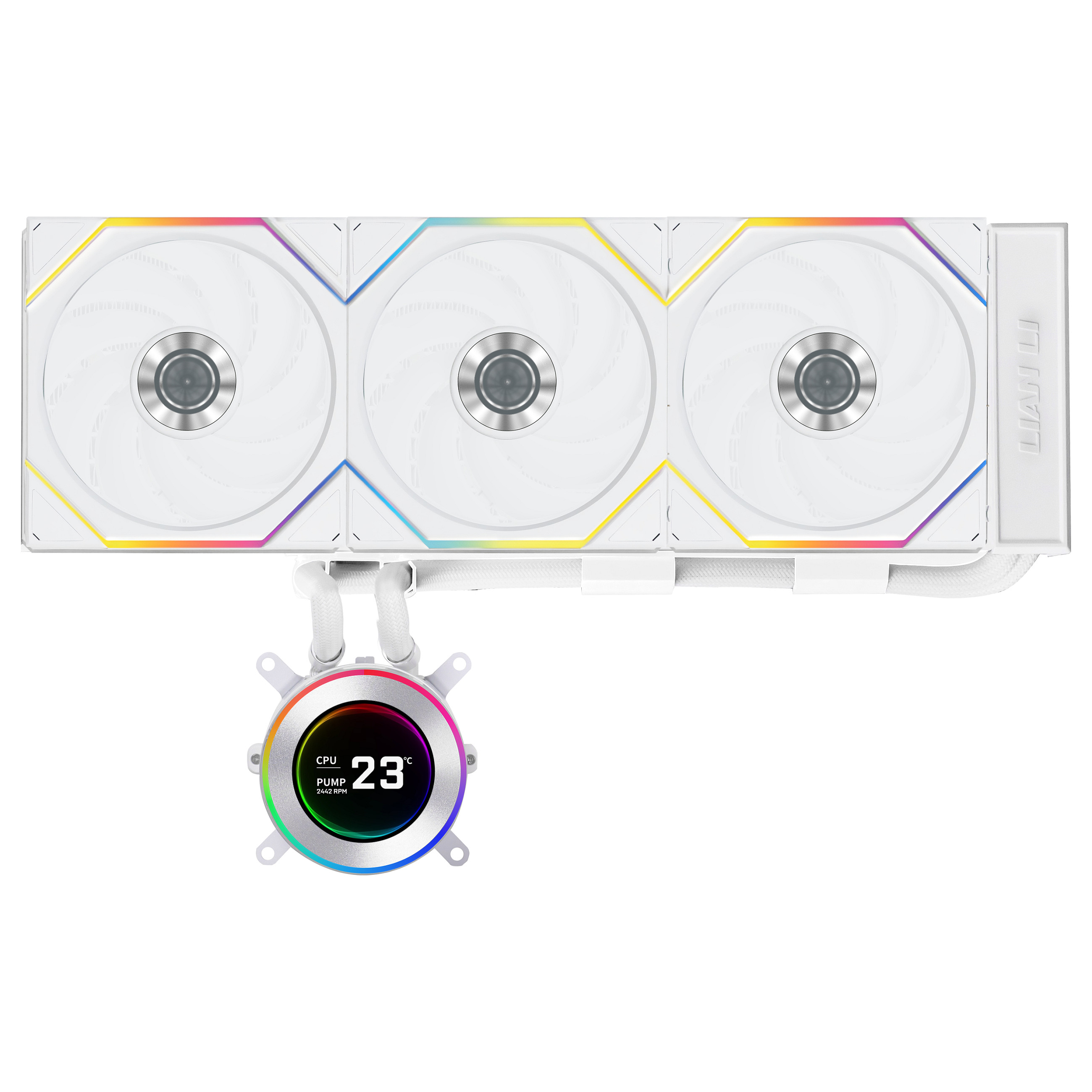 K Lian Li HYDROSHIFT II LCD-C 360TL weiß | AiO-Wasserkühlung CPU Kühler & Zubehör