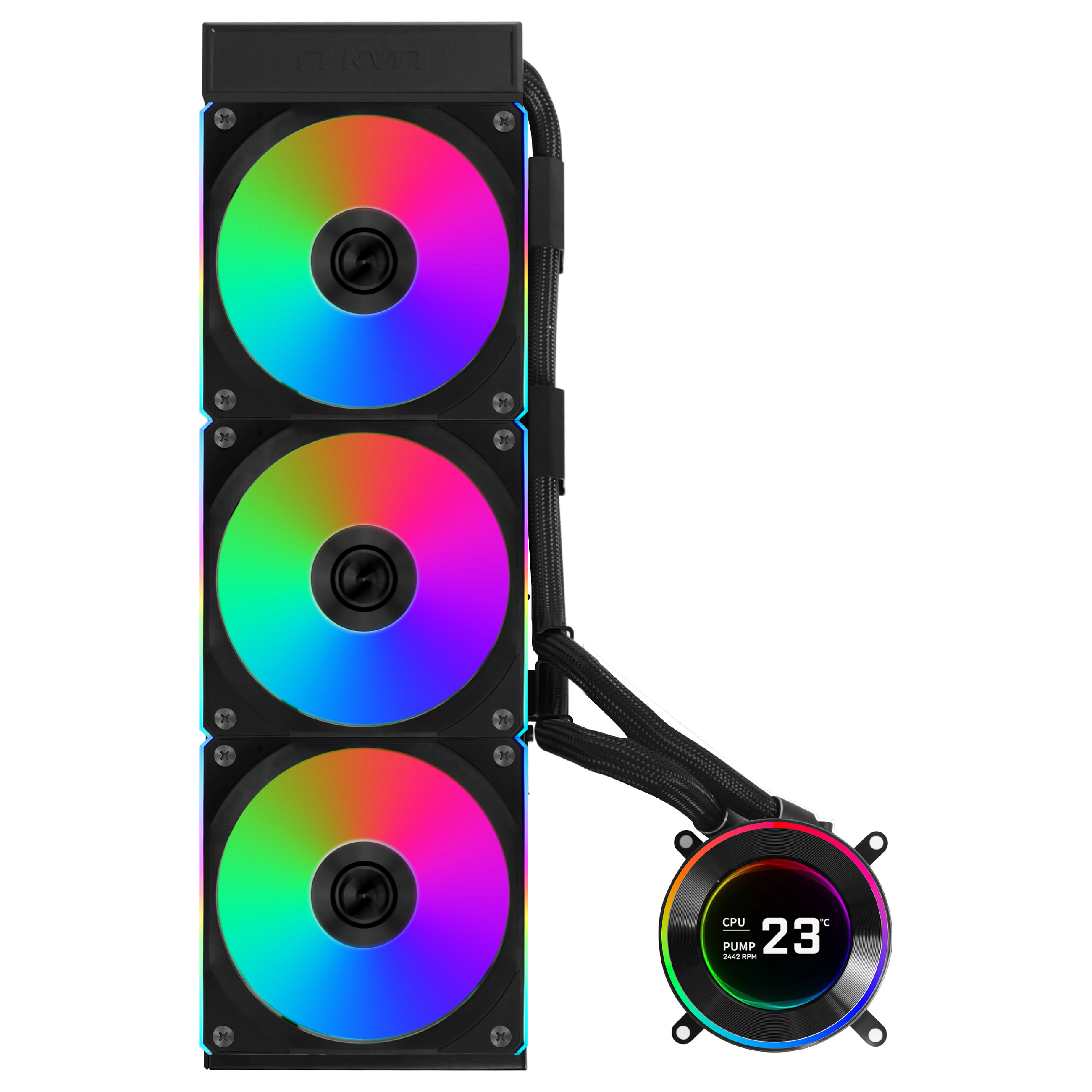 K Lian Li HYDROSHIFT II LCD-C 360CL | AiO-Wasserkühlung