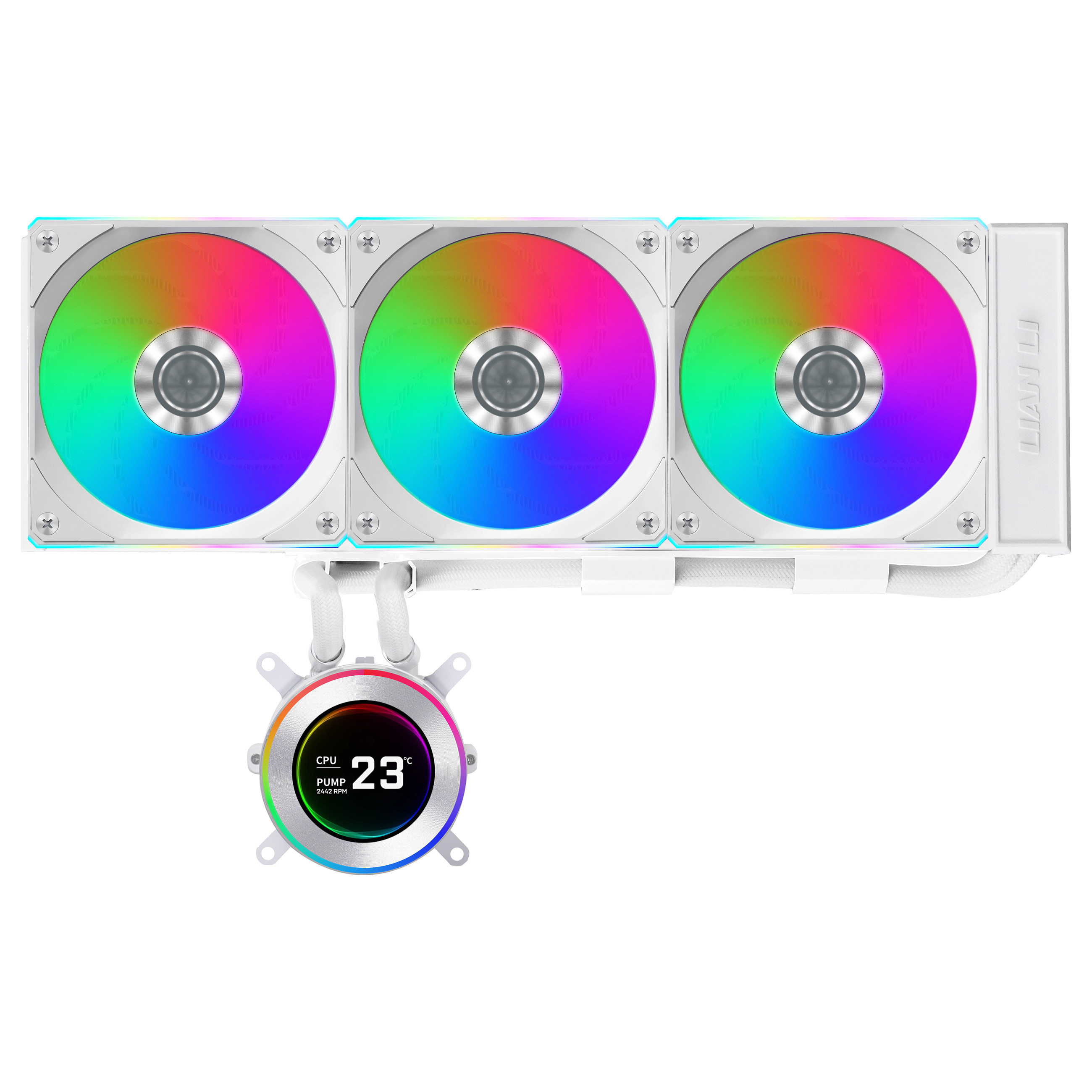 K Lian Li HYDROSHIFT II LCD-C 360CL weiß | AiO-Wasserkühlung CPU Kühler & Zubehör