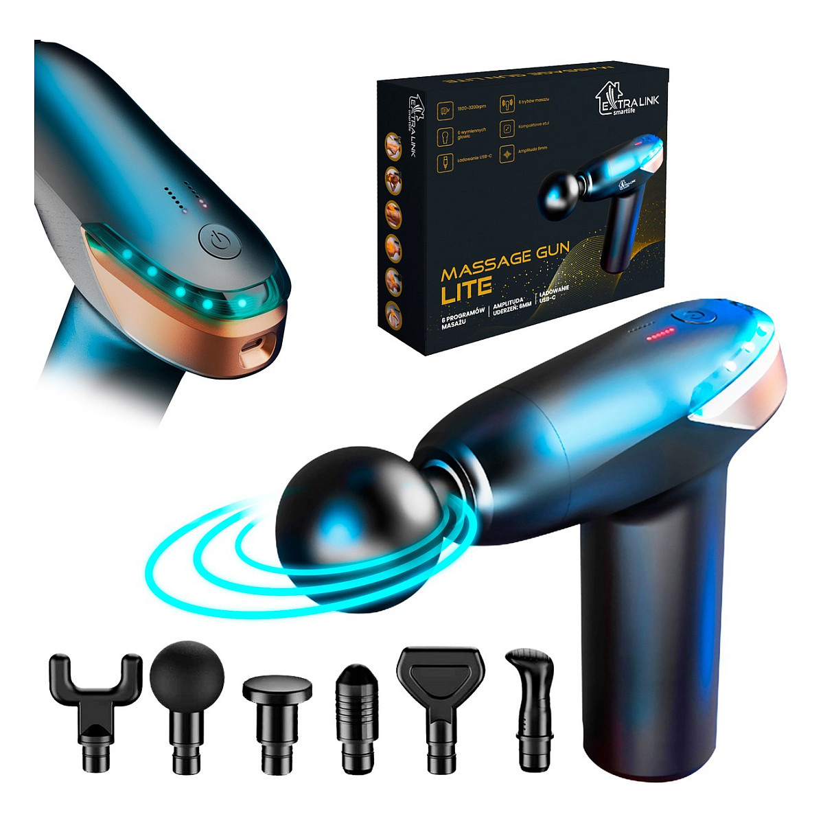 Extralink MSG-02-LITE massager Hobby & Freizeit