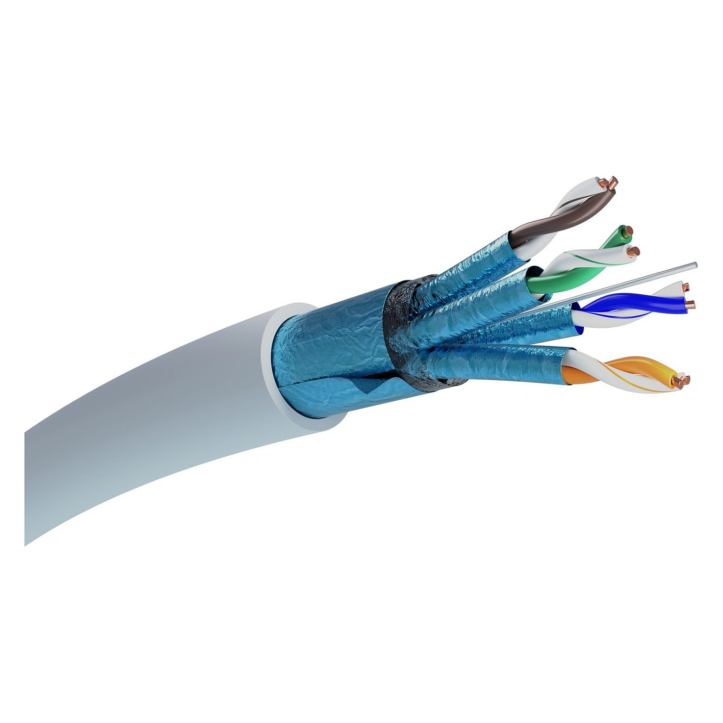 Extralink CAT6A FFTP (F/FTP) INDOOR TWISTED PAIR 25M networking cable