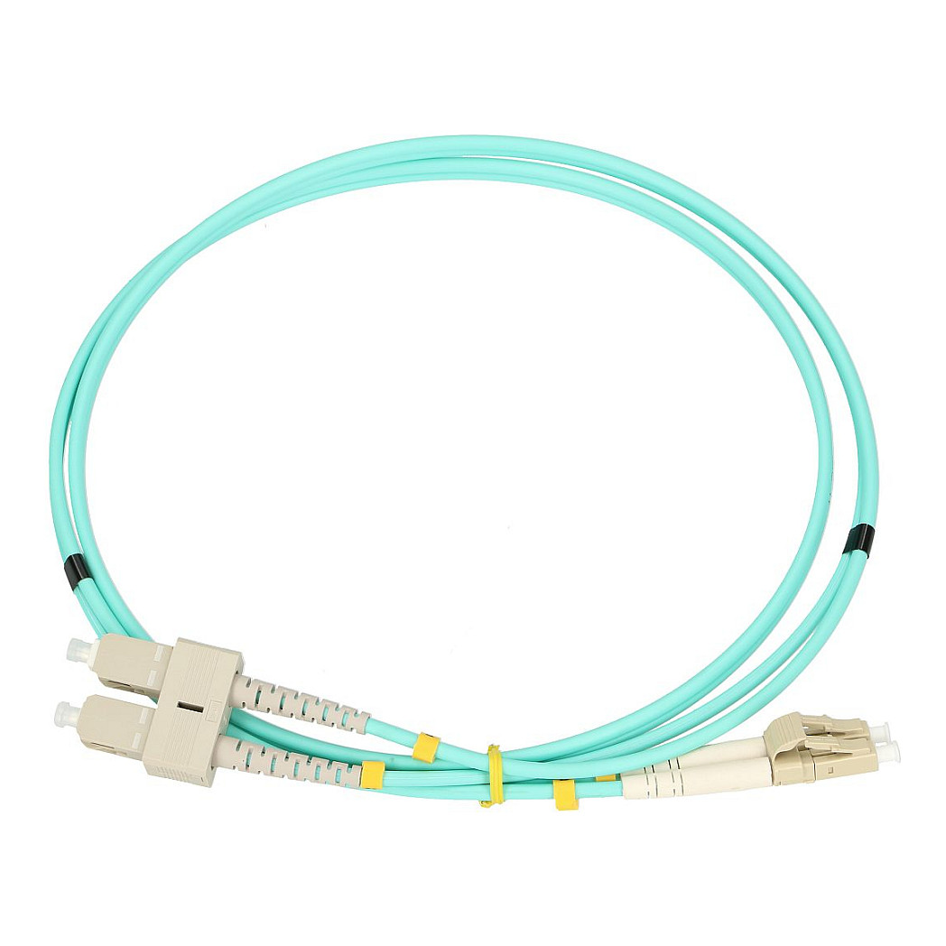 Extralink PATCHCORD LC/UPC-SC/UPC MM OM3 DUPLEX 3.0MM 1M - Multimode-Faser - 1 m InfiniBand/fibre optic cable