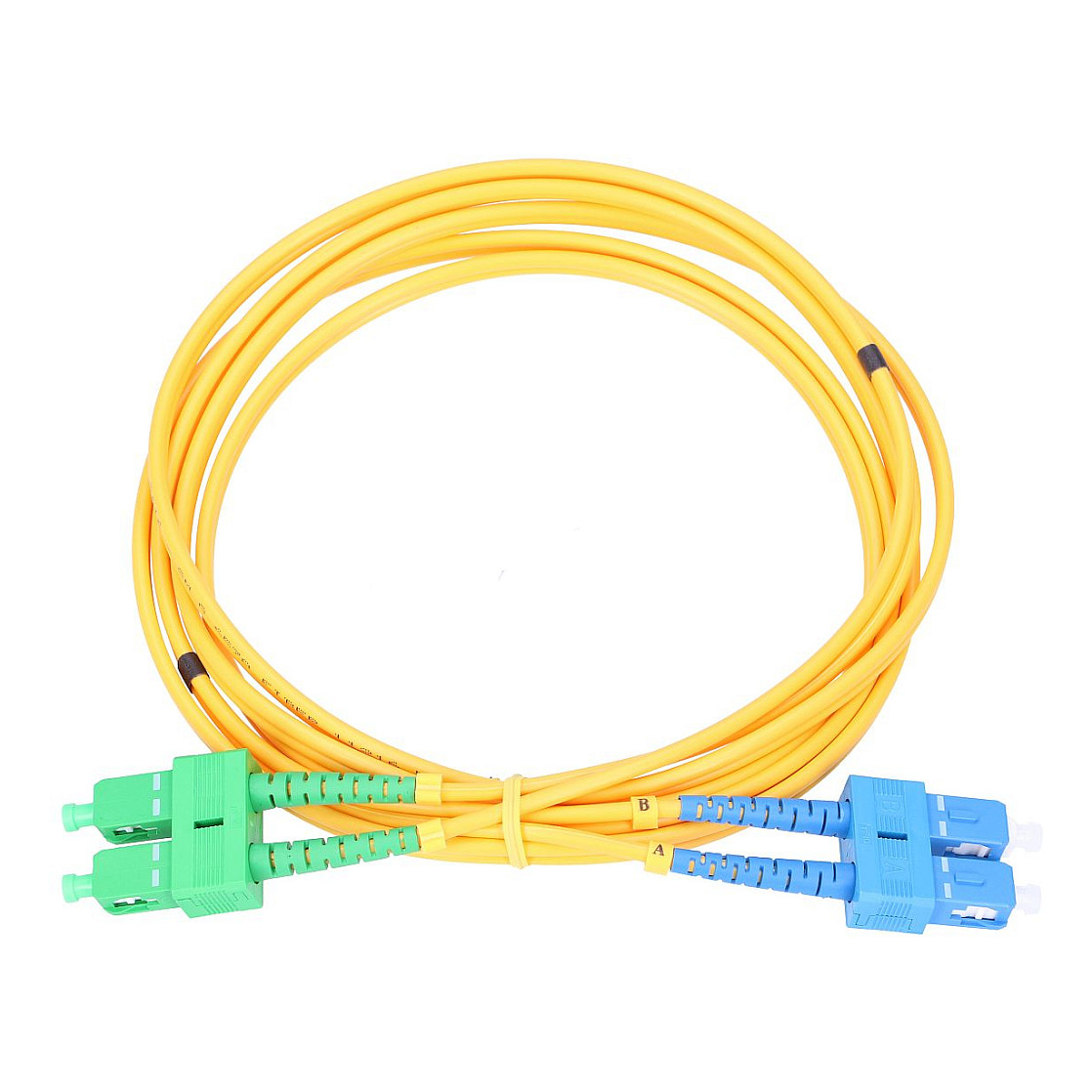 Extralink PATCHCORD SC/UPC-SC/APC SM G.652D DUPLEX 3.0MM 5M PVC - Single- bzw. Monomode-Faser - 5 m InfiniBand/fibre optic cable