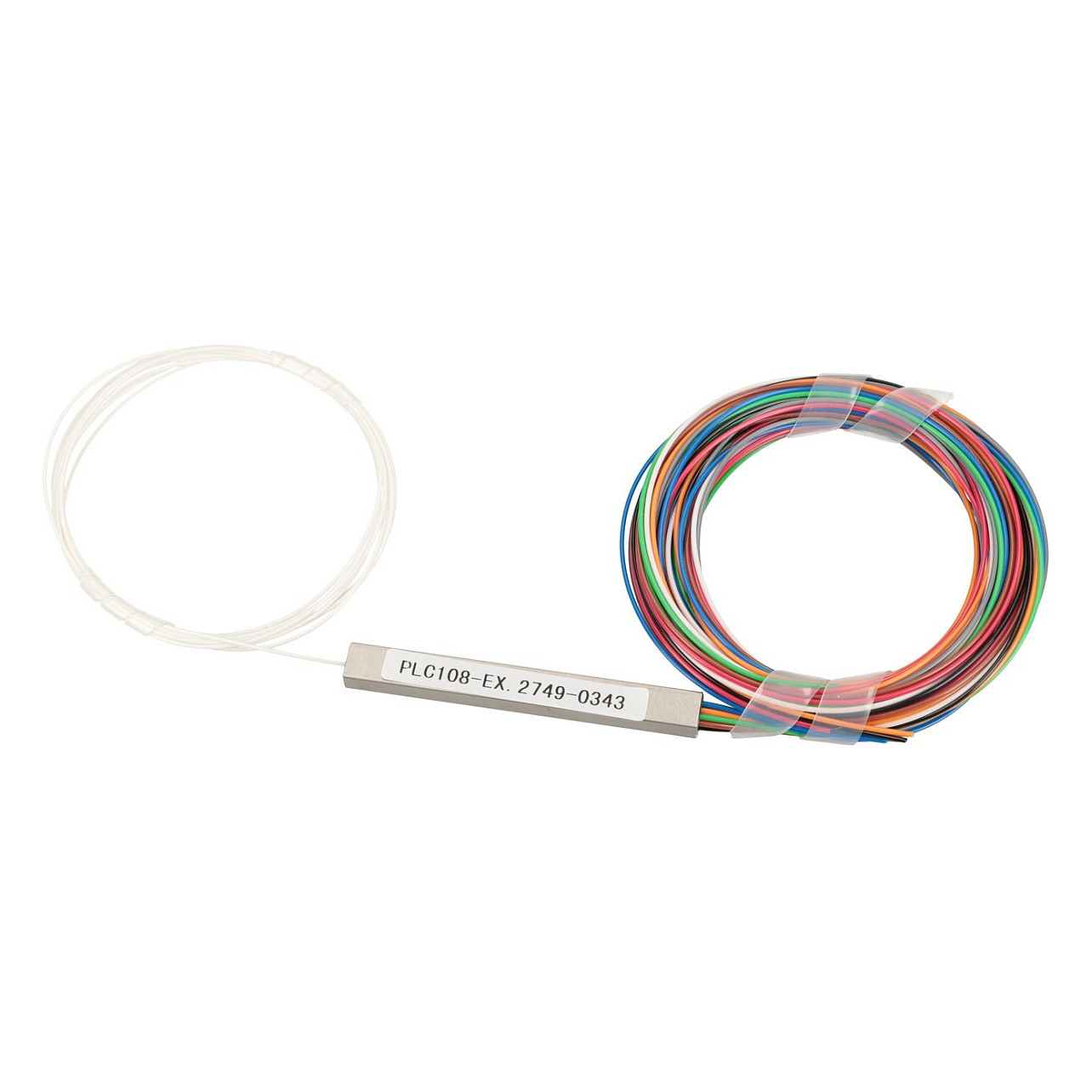 Extralink 1:8 PLC SPLITTER WITHOUT CONNECTOR 900UM 1.5M STEEL BOX