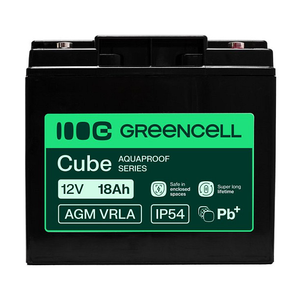 Green Cell AGM12V18AH-H UPS battery