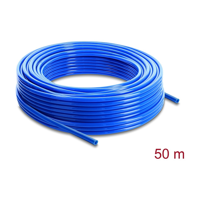 Delock Pneumatikschlauch 8 x 5 mm 50 m Rolle blau