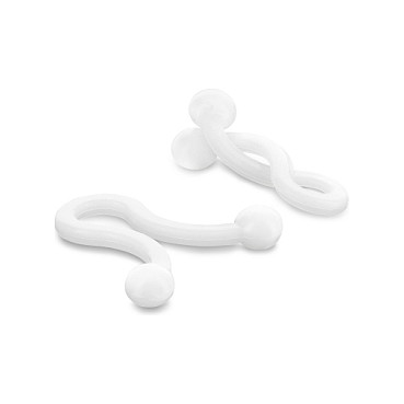 DELOCK 22060 - Kabeldriller Ø 5 mm transparent, 100 Stück