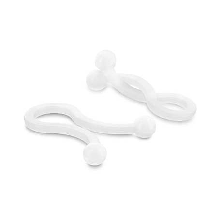 DELOCK 22061 - Kabeldriller Ø 8 mm transparent, 100 Stück