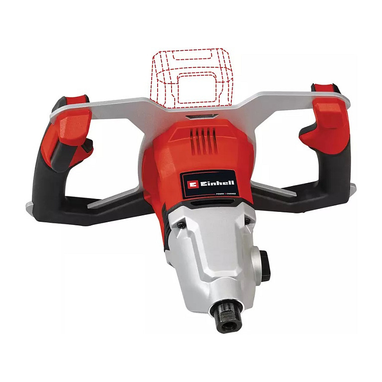 Professional Akku-Farb-/Mrtelrhrer TP-MX 18-2 Li BL - Solo, 18Volt (rot/schwarz, ohne Akku und Ladegert) Werkzeuge