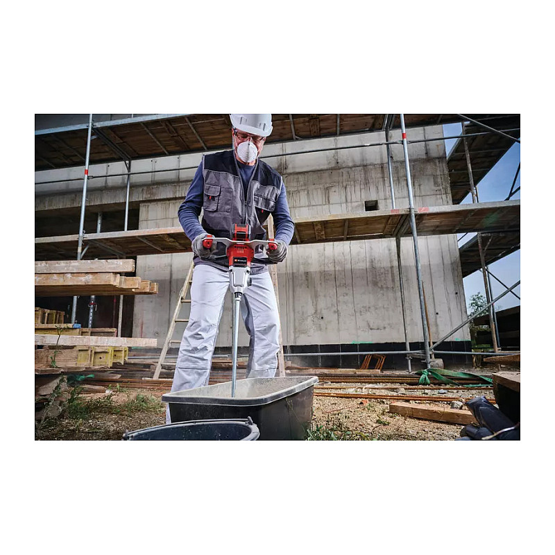 Professional Akku-Farb-/Mrtelrhrer TP-MX 18-2 Li BL - Solo, 18Volt (rot/schwarz, ohne Akku und Ladegert)