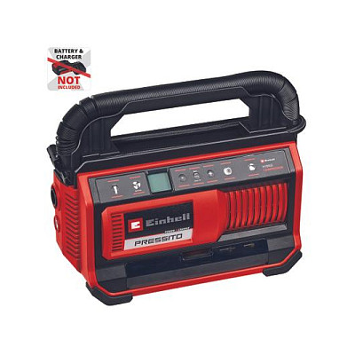 Power X-Change Hybrid-Kompressor PRESSITO 18/25 Hybrid (rot/noir, 18Volt / 220Volt, sans Akku et Ladegert)