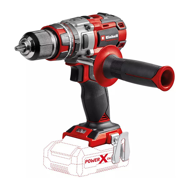 Professional Akku-Schlagbohrschrauber TP-CD 18/80 Li-i BL - Solo, 18Volt (rot/schwarz, ohne Akku und Ladegert) Werkzeuge