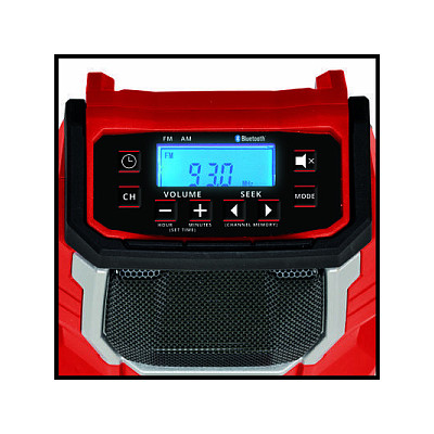TC-RA 18 Li BT - Solo (rot/schwarz, Bluetooth, ohne Akku und Ladegert)