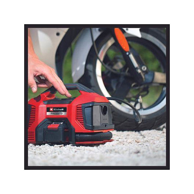Power X-Change Akku-Kompressor PRESSITO 18/21, 18Volt (rot/schwarz, ohne Akku und Ladegert)