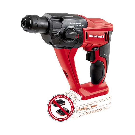 Power X-Change Akku-Bohrhammer TE-HD 18 Li - Solo, 18Volt (rot/schwarz, ohne Akku und Ladegert)