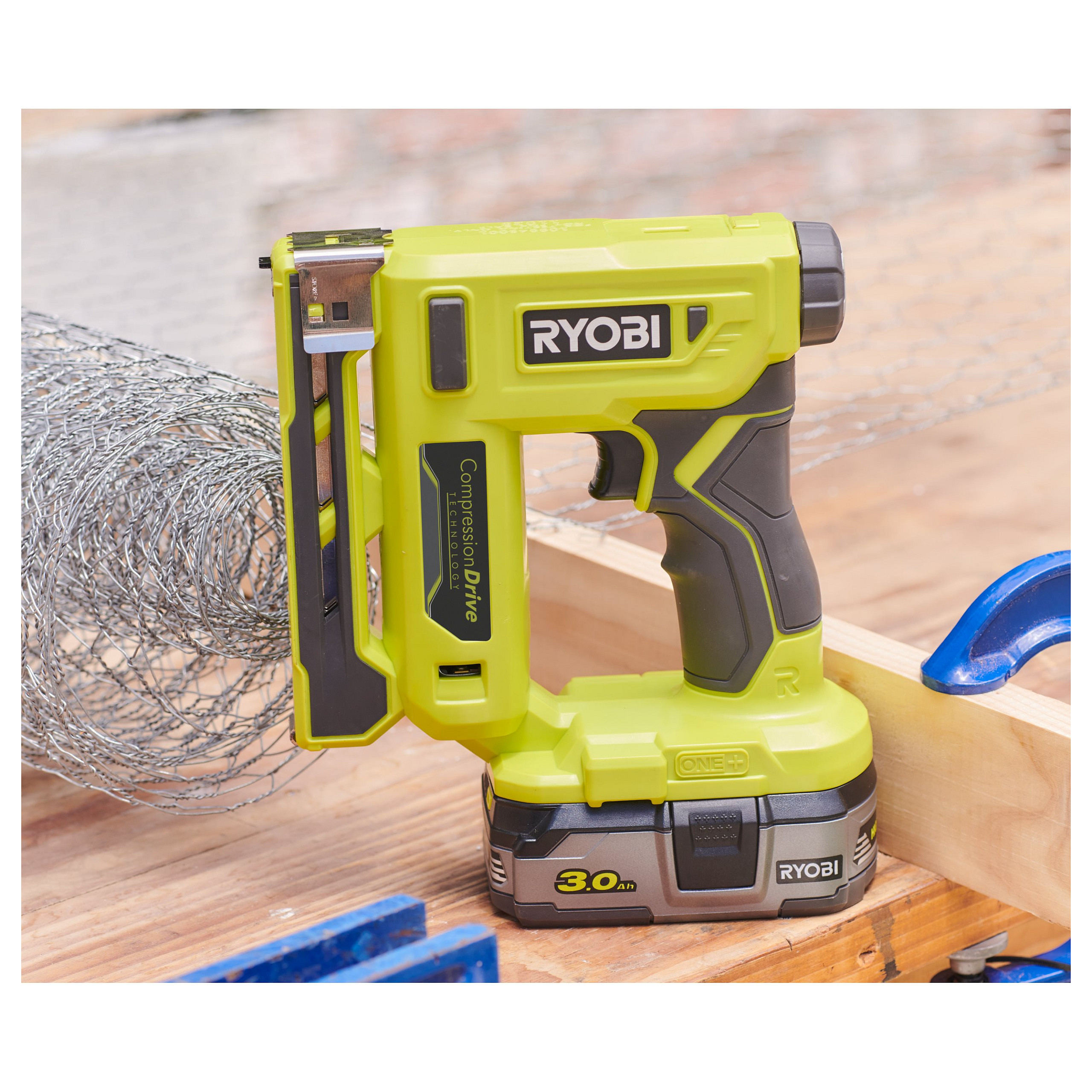 ONE+ Akku-Hefter R18ST50-0, 18Volt (grn/schwarz, ohne Akku und Ladegert)