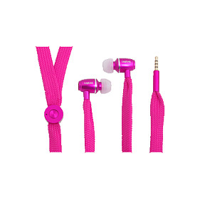 Logilink Stereo In-Ear Headset mit Mikro, 1x 3,5mm, pink