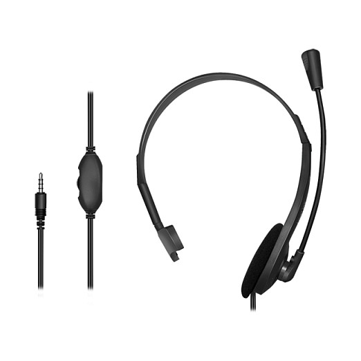 Logilink Headset mono mit Mikro 1x 3,5mm Klinke
