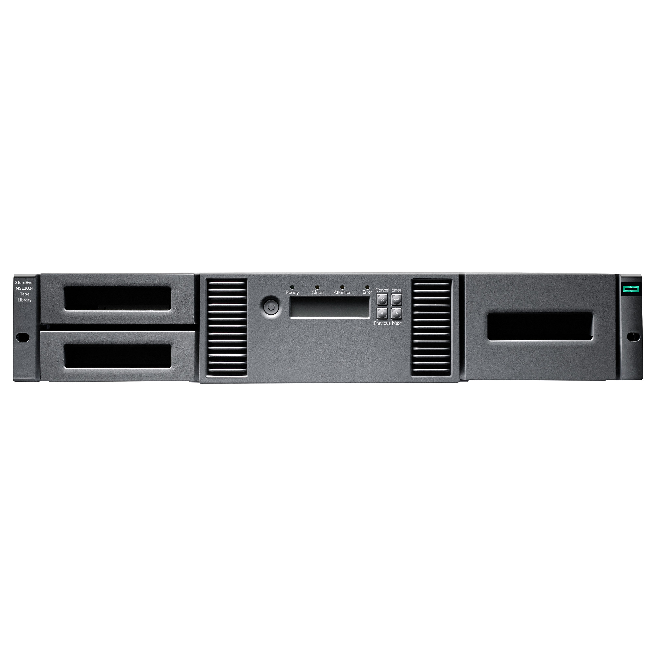 HPE Storage MSL2024 LTO-8, Bandbibliothek mit 1x MSL15 LTO-8-Bandkassette mit 30 TB (P77036-B25) (HPE Smart Choice)