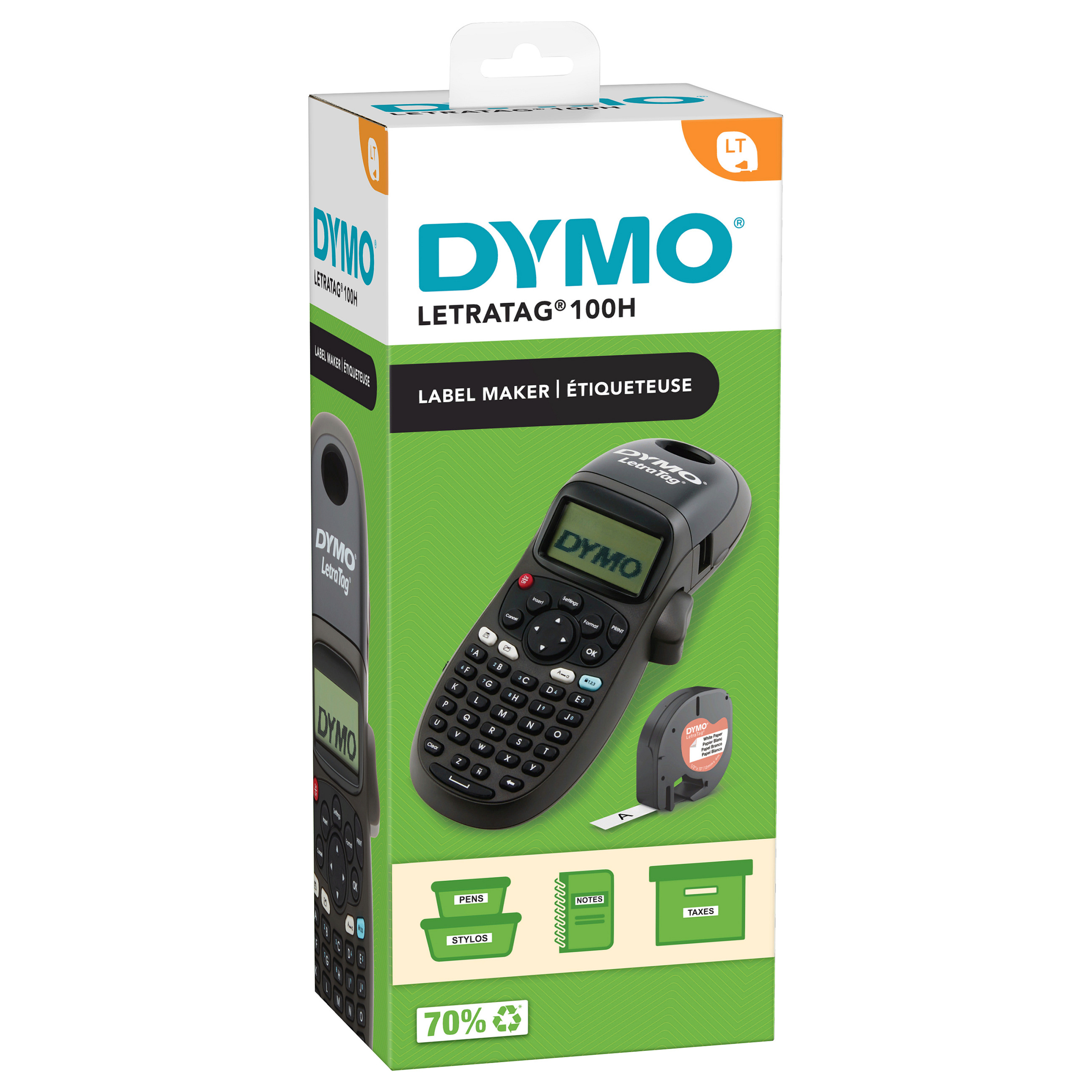 Dymo LetraTag LT-100 H black Drucker