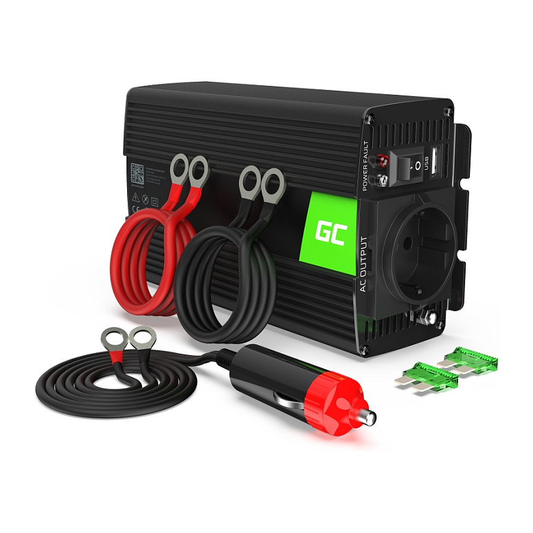 Green Cell Power Inverter 24V to 230V 500W/1000W Pure sine wave USV & Stromversorgung