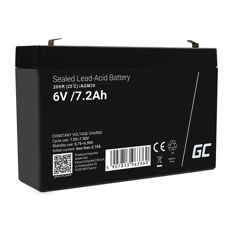 Green Cell AGM39 industrial rechargeable battery