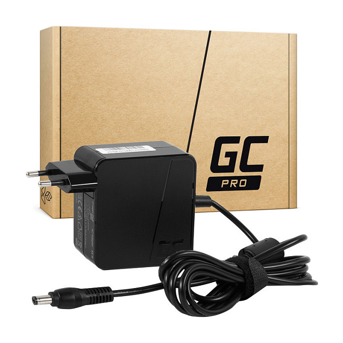 Green Cell PRO 19V 3.42A 65W Charger Adapter Asus R510C R510L R556L X550C X550L Toshiba Satellite