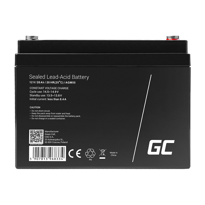 Green Cell AGM55 vehicle battery Batterien